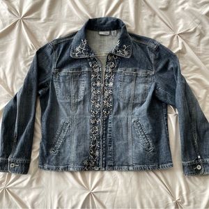 chico’s denim moto jacket
